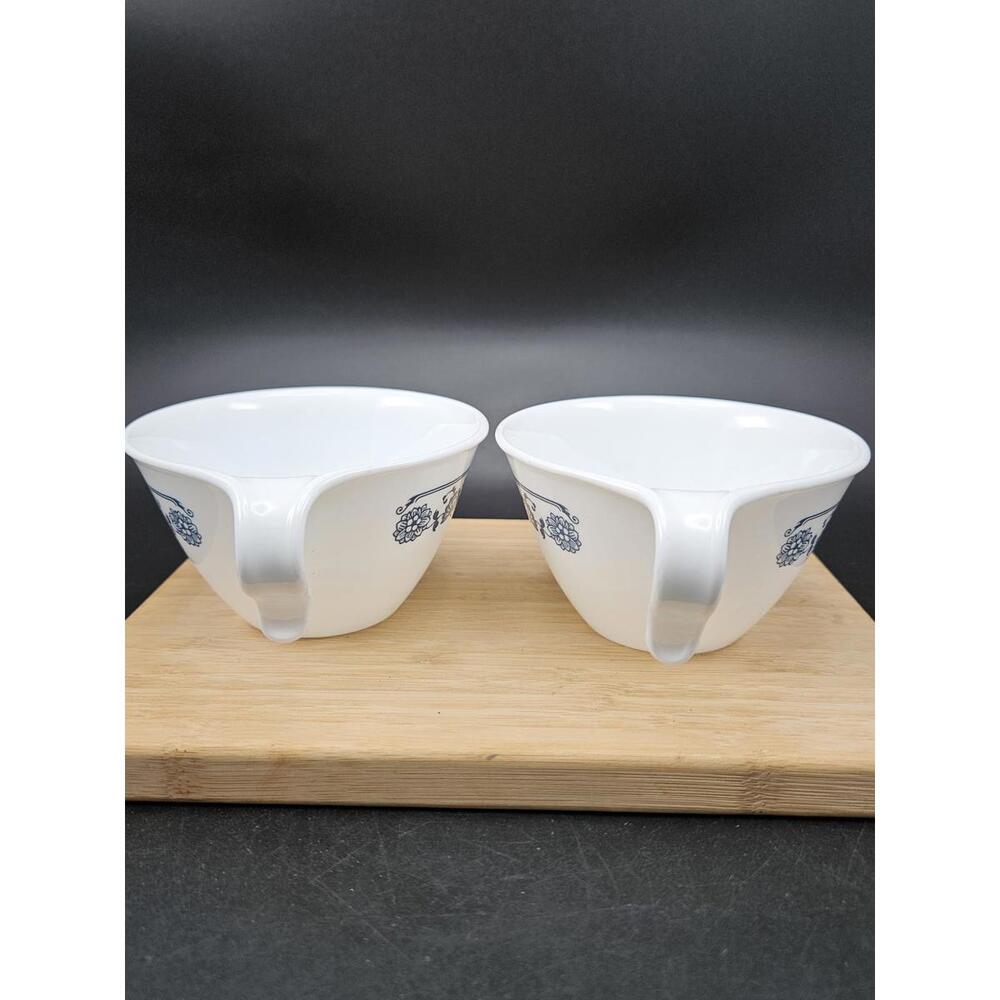3pc Corelle Old Town Blue Replacement Set - 2 Tea Cups & 1 Saucer - Blue Onion - Picture 10 of 15